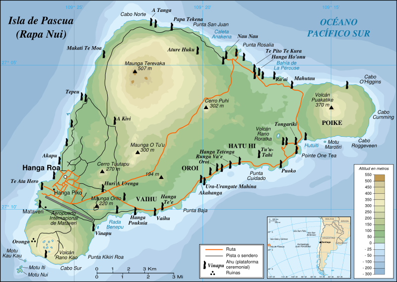 Easter Island Map