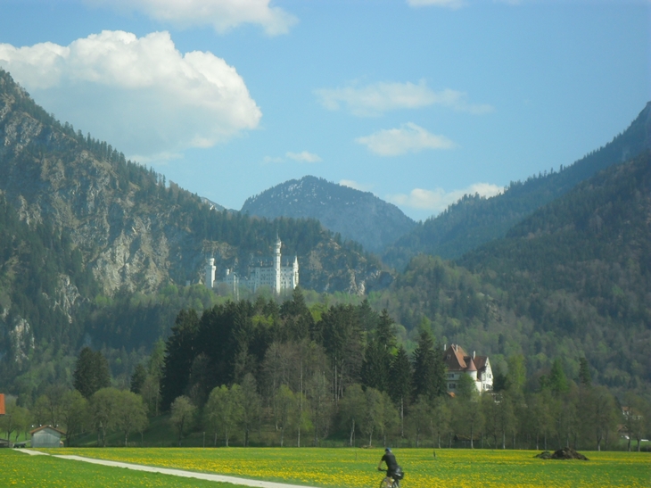 Neuschwanstein desde la carretera