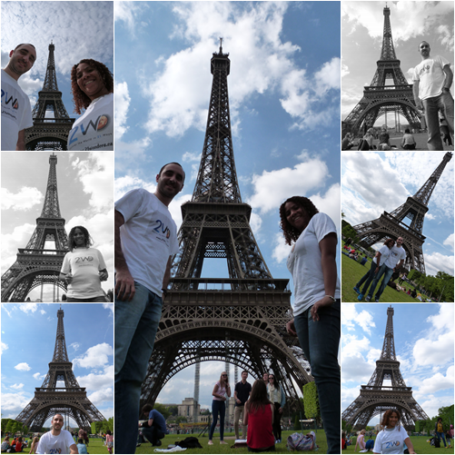 21W en la Torre Eiffel
