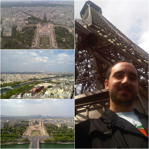 La Torre Eiffel desde arriba
