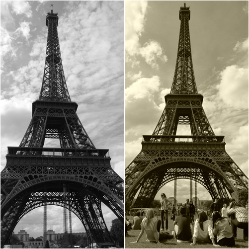 Torre Eiffel artística