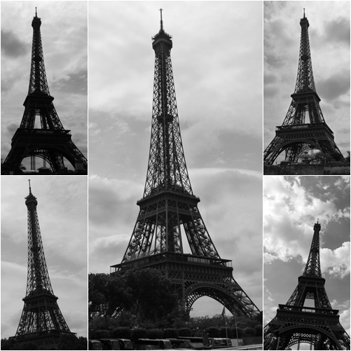 Torre Eiffel en Blanco y negro