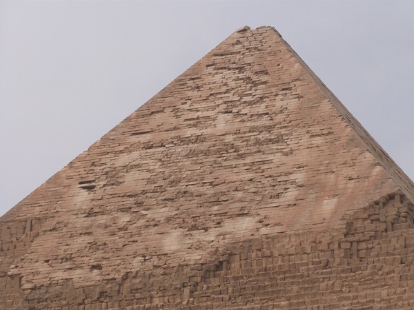 Detalle de piramide de Kefren