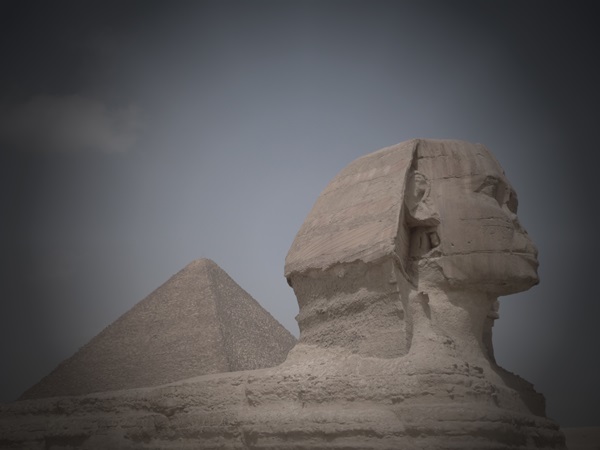 La Esfinge y la piramide de Kefren