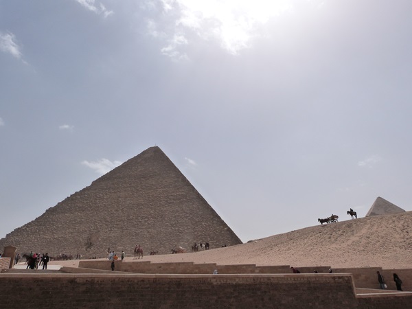 Ultima vision de las Piramides de Guiza