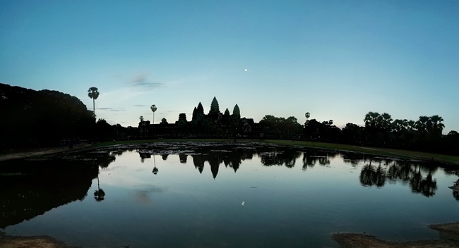 Atardecer en Angkor Wat