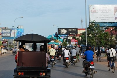 Tráfico de Siem Reap