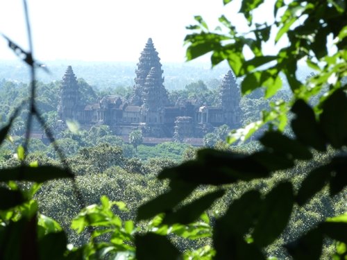 Vistas de Angkor desde Phnom Bakheng