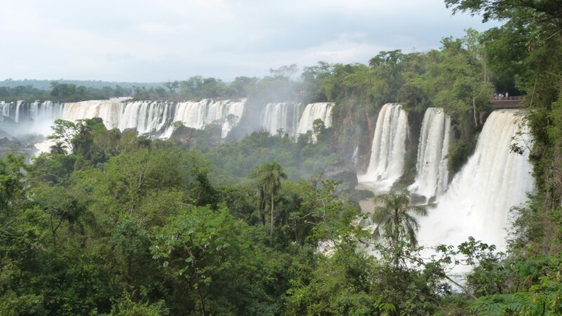 Herradura de saltos en Iguazú