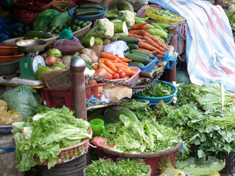 Mercado en Vietnam