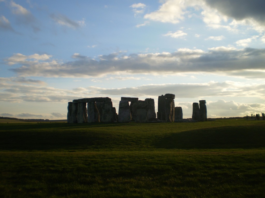 Stonehenge desde atrás