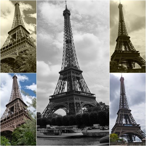 10 vistas diferentes de la Torre Eiffel