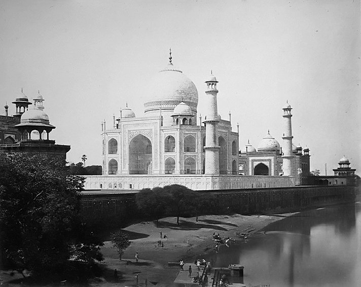 Taj Mahal en 1860