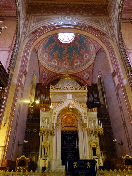 Interior de la Sinagoga de Budapest