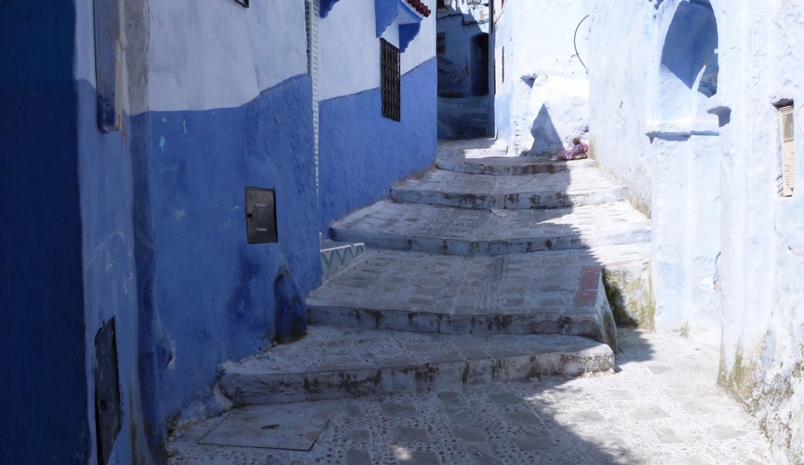 Las azules y blancas calles de Chefchaouen