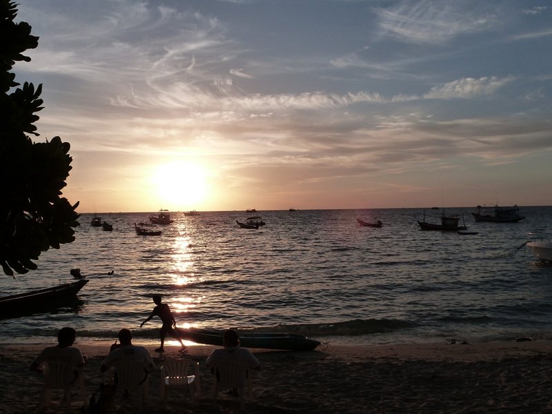 Atardecer en Koh Tao