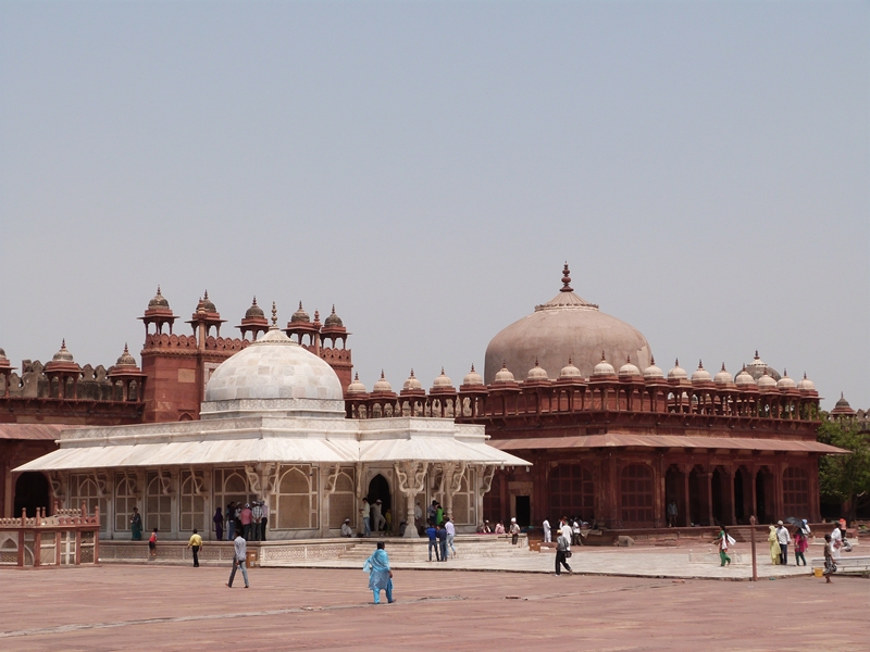 Patio central de Fatehpur Sikri