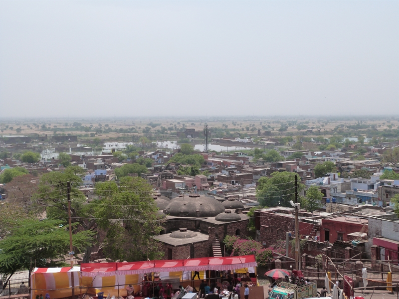 Vista de la actual Fatehpur Sikri desde la Buland Darwaza