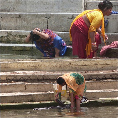 Mujeres en el lago pichola - Udaipur