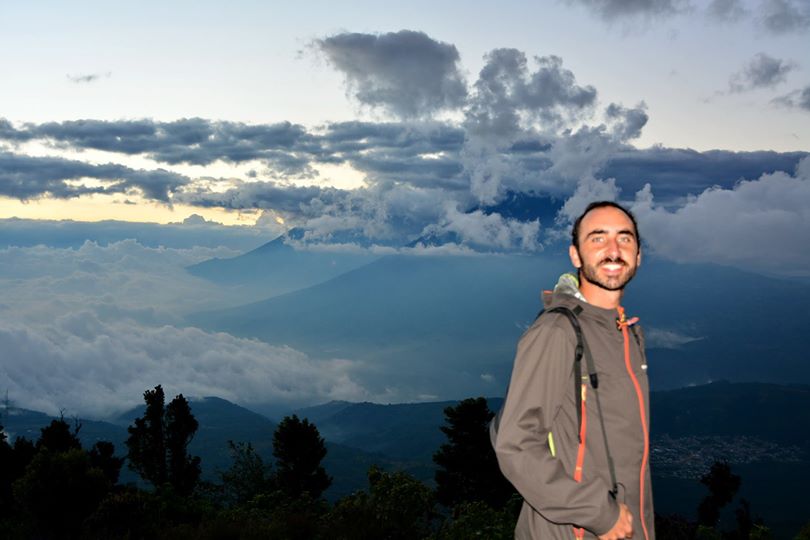 En la cima del volcán Pacayá