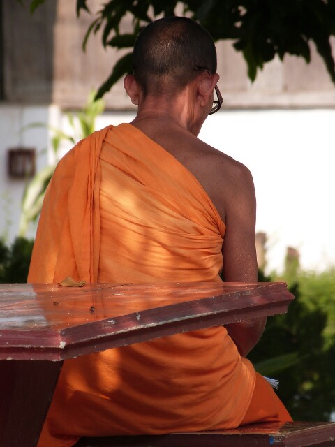 Meditación budista en Luang Prabang