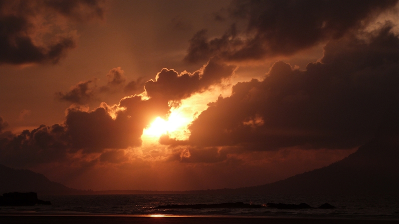 Atardecer en Bako