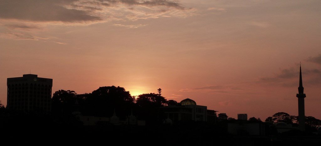 Atardecer en Kuala Lumpur