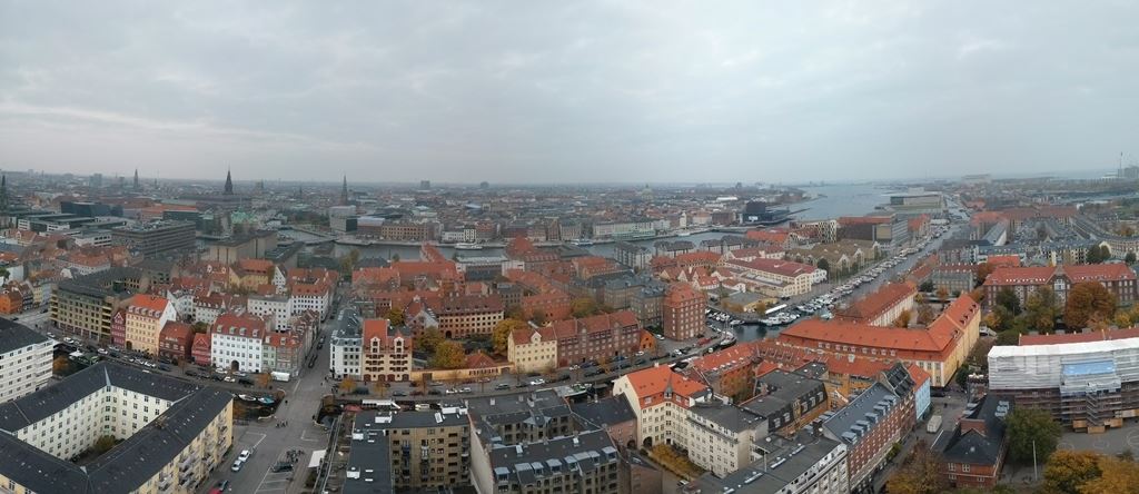 Vistas desde la iglesia de nuestro Salvador de CPH