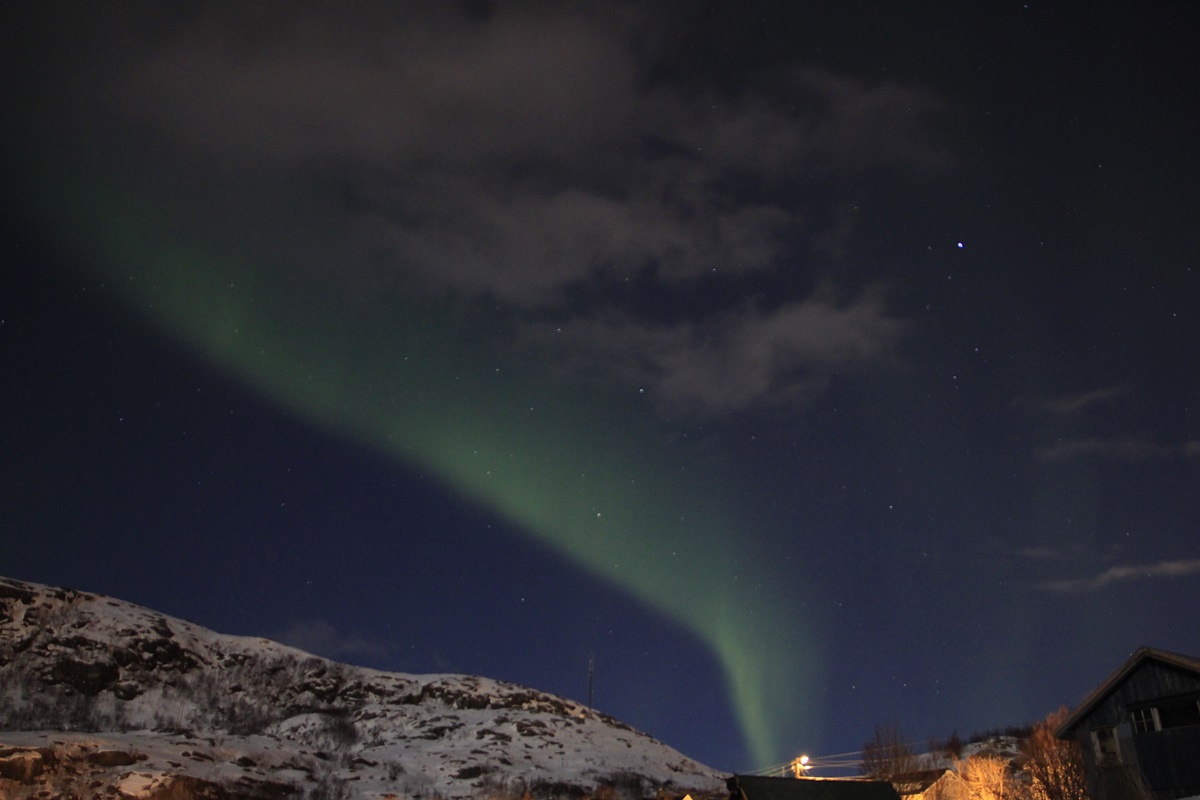 Auroras Boreales surcando el cielo