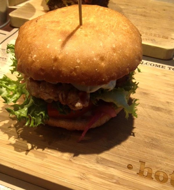 Hamburguesa del Hot Buns