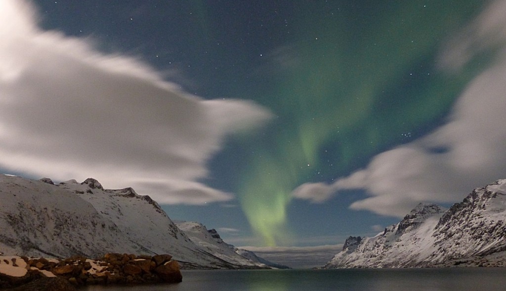 Las Auroras Boreales pintando el cielo