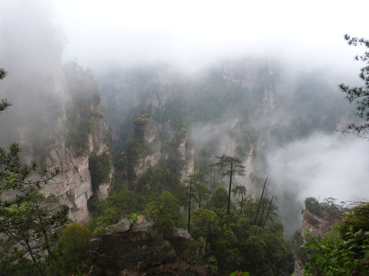 Zhangjiajie entre nieblas