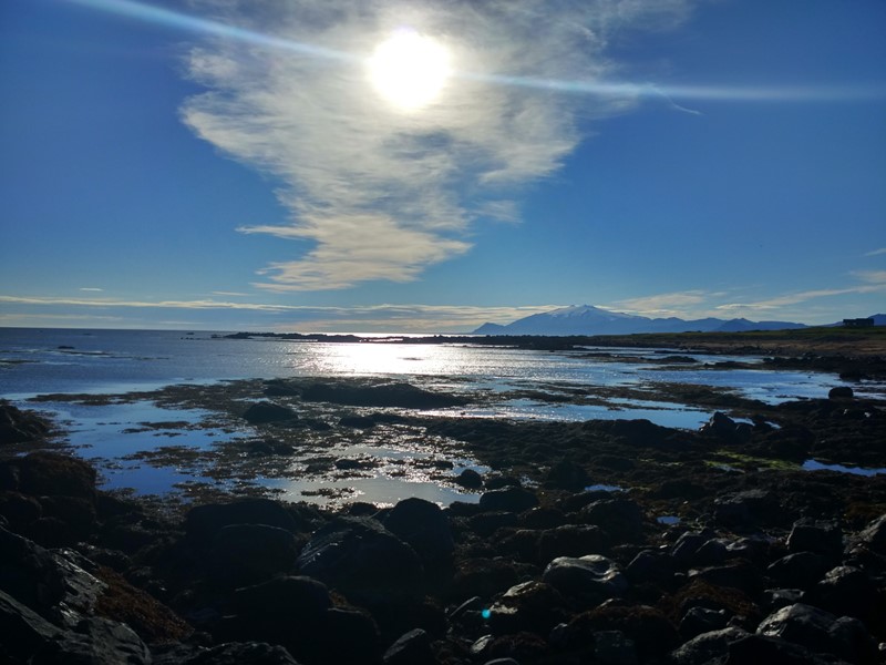 Atardecer en Islandia