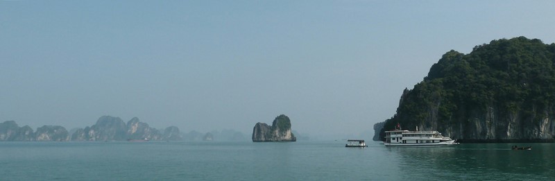 Nuestro barco en Ha Long