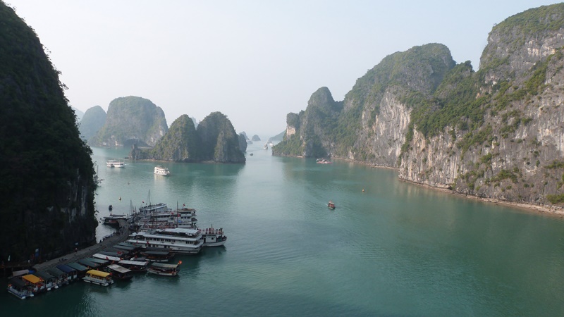 Vistas desde el mirador de Sung Sot