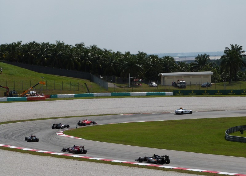 El coche de Seguridad en Sepang