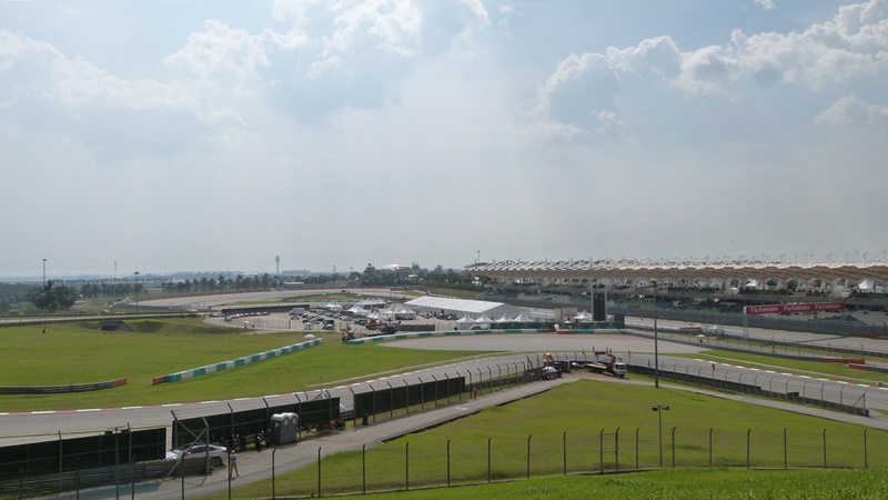 Nuestra vista del circuito de Sepang