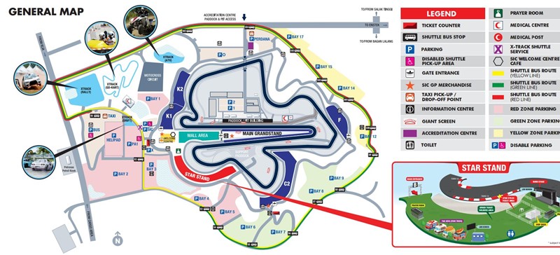 Plano General Circuito Sepang