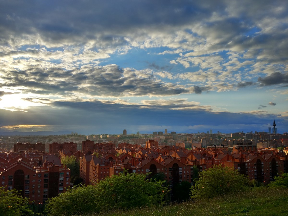 Precioso Atardecer en Madrid