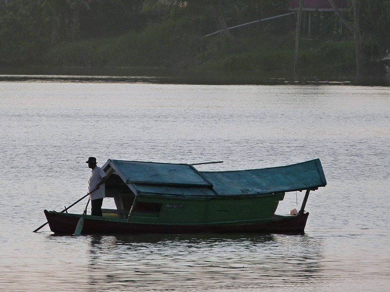 Barquero en Kuching