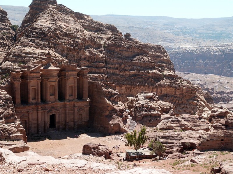 Panorámica del Monasterio de Petra