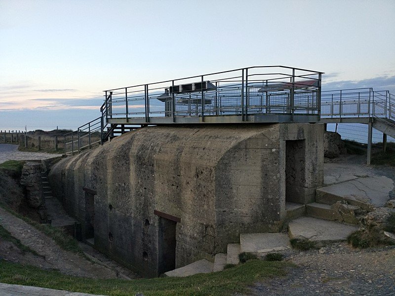 Refugio en Point du Hoc