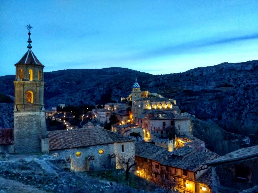 Atardecer en Albarracín