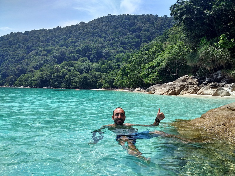 Aguas cristalinas en Perhentian