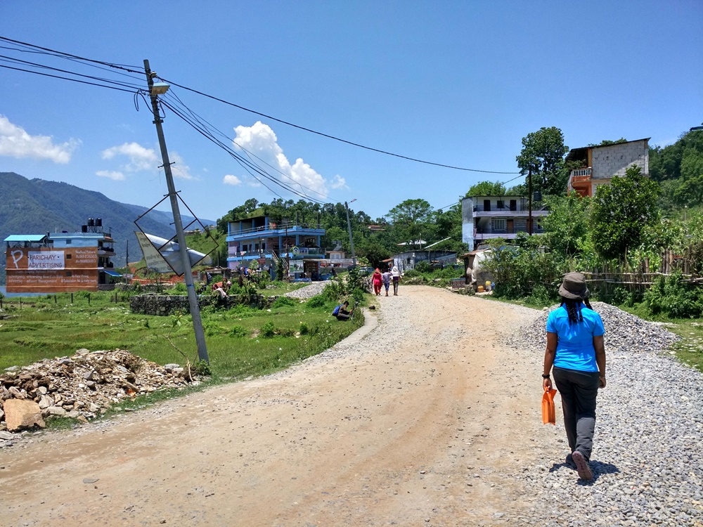 Caminando hacia Sarangkot