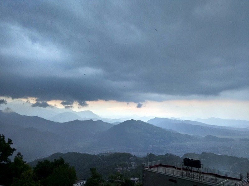 La tormenta llega a Sarangkot