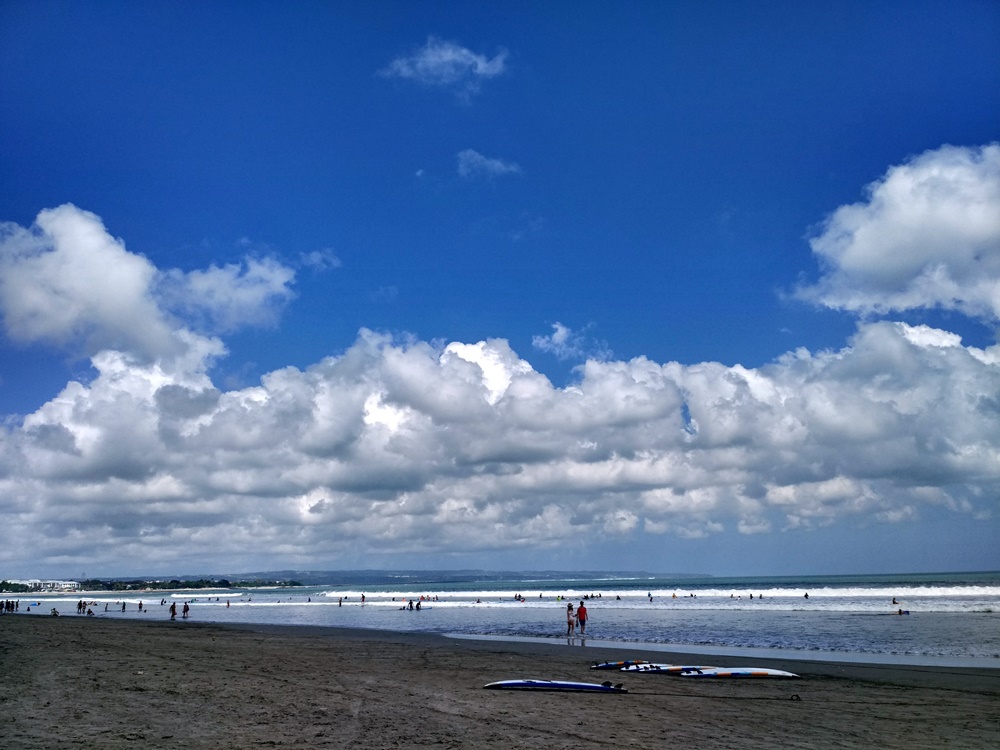 La playa arena fina de Kuta