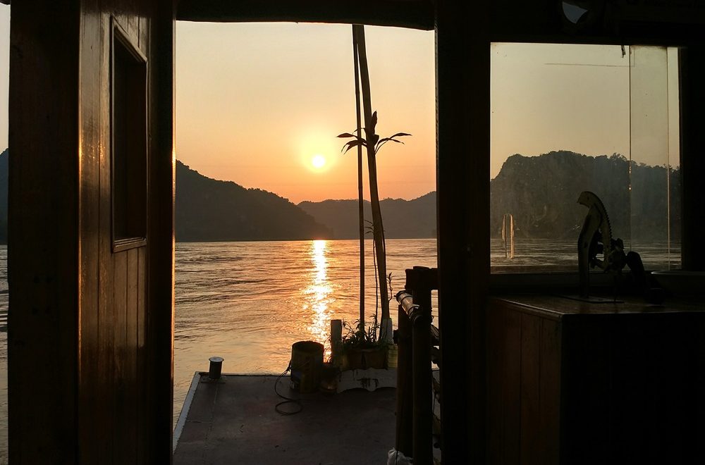 Atardecer desde el Mekong