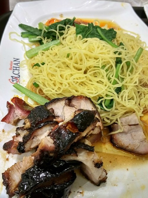 Char Siew Noodles de Liao Fan Hawker Chan
