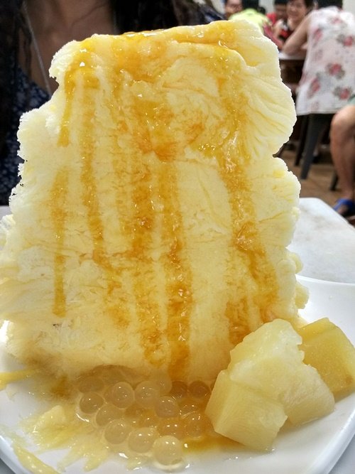 El delicioso helado de piña de Mei Heong Yuen Dessert